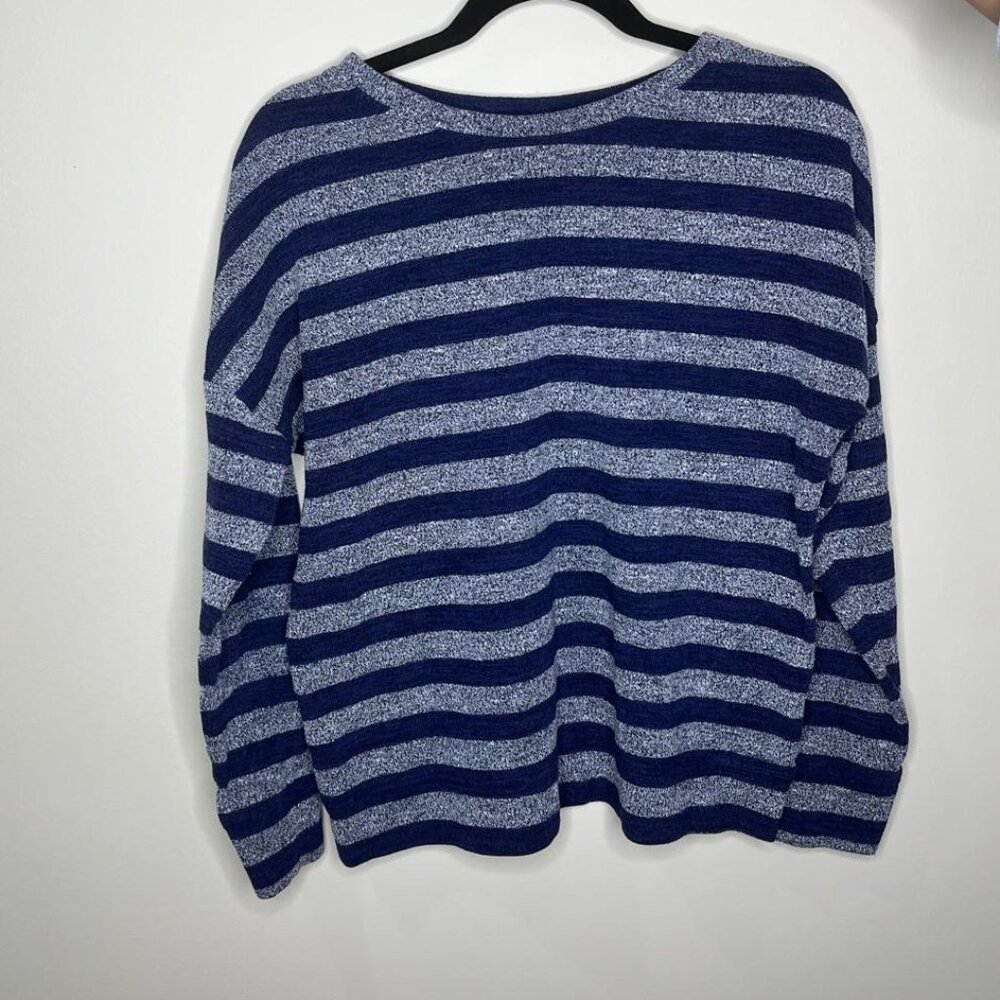 Striped Cherokee Blue and Grey Sweatshirt